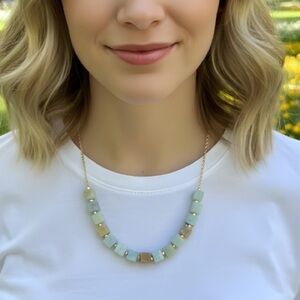 Elegant Green Beaded Necklace